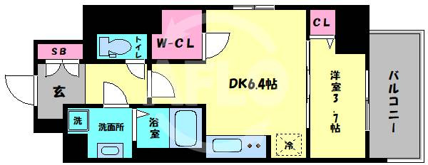 ジオエント新町　堀江小学校区の間取り|ジオエント新町　間取り