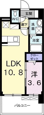 ラウレア　Ｋの間取り