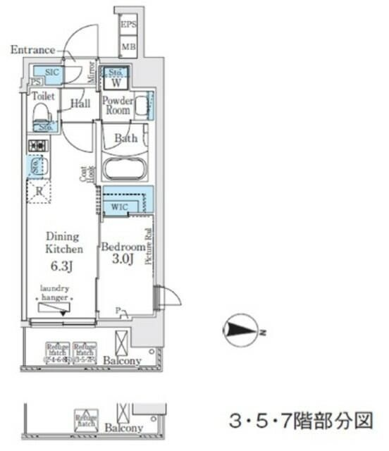 イプセ住吉の間取り