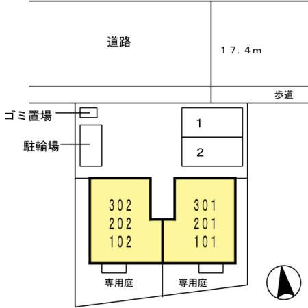 エアステージの区画図