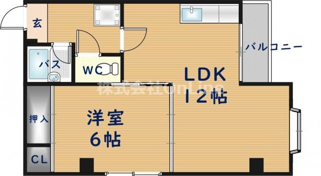 都ハイツの間取り