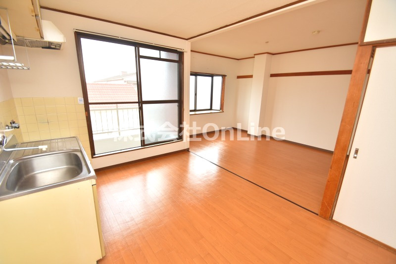 都ハイツの居間・リビング