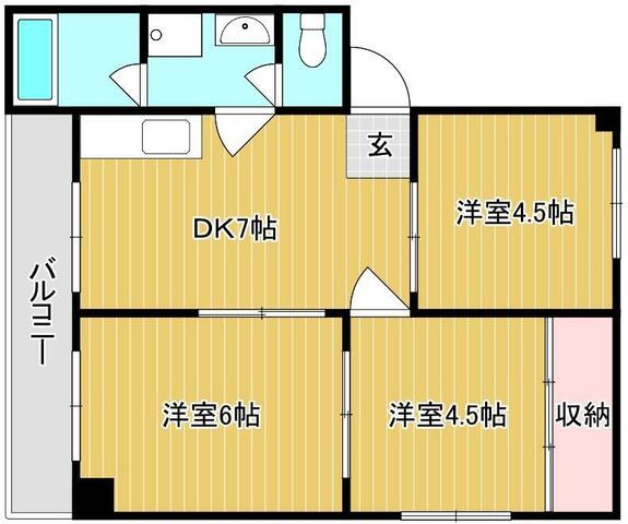 メゾンタツミの間取り