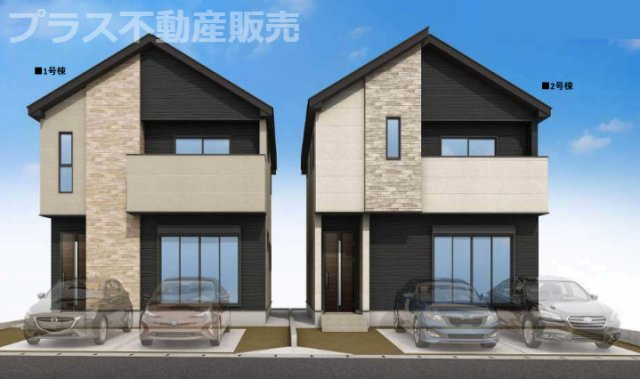 【外観】 | 福岡市早良区田隈3丁目　号棟（全2棟）【仲介手数料無料・0円】 | 建築中の物件は、お近くのモデルハウスも一緒にご覧頂けます。