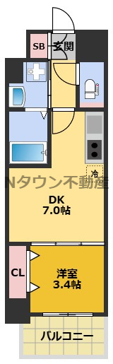 【間取り】 | MAXIV上名古屋 | 間取りです。