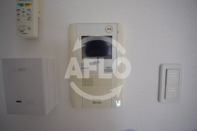 クレアツィオーネ上本町のセキュリティ|クレアツィオーネ上本町　TVモニター付きインターホン