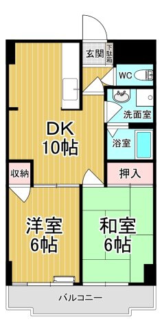 【間取り】 | グレースコーポ | カップルさんにオススメのお部屋です♪