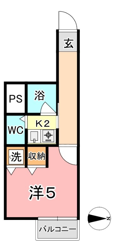 KM大元駅前の間取り