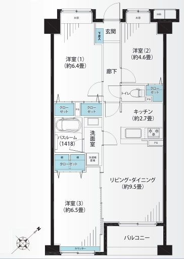 家具付リノベマンション☆リノベされて生まれ変わったお部屋ですぐに始められる新生活♪エアコン付きが何気に嬉しい☆駅も学校もスーパーも近いのは超嬉しい♪【リノベ／ラフィネステージ横浜南】