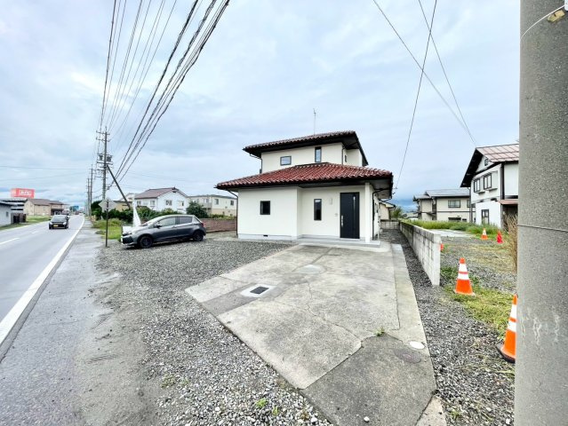 安曇野市三郷温の駐車場