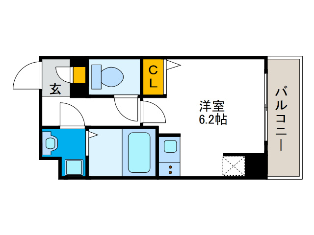 サンロール難波南の間取り