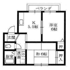 カーサHANBEIの間取り