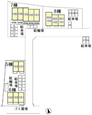 【区画図】 | コーポ双伸6