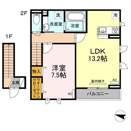 【間取り】 | エーデルハイム K