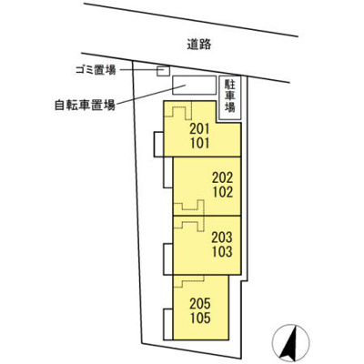【区画図】 | エーデルハイム K