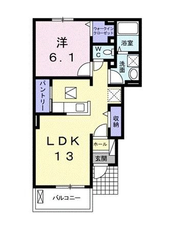 ニューシャンティ　藤田の間取り