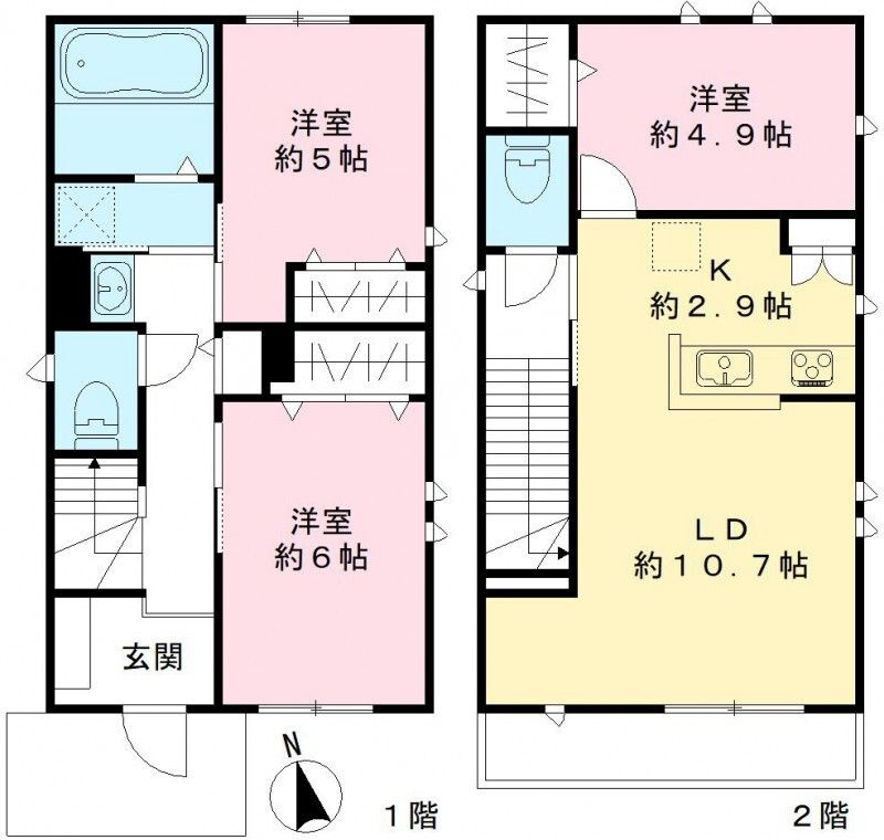 ラメール　イーストの間取り