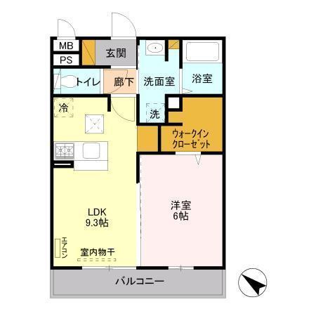 コンフォールの間取り