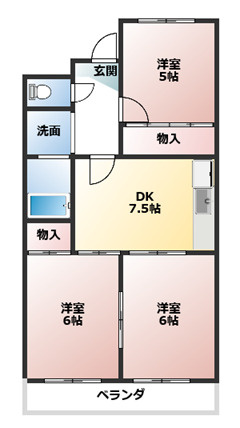 第２サンヨーマンションの間取り