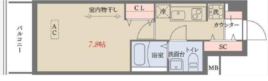 DeLCCS梅屋敷の間取り|間取り