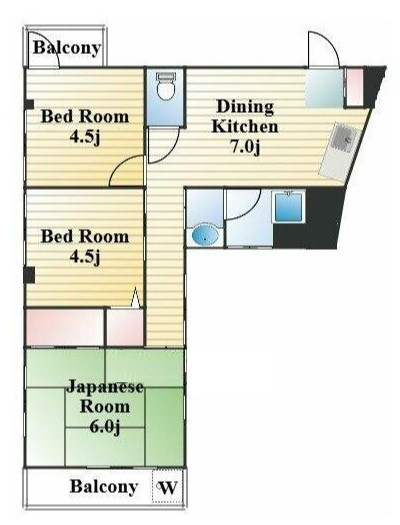 コーポアゼリアの間取り