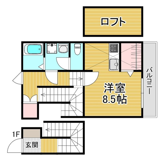 【間取り】 | Leaf九大学研都市