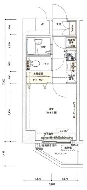 ドルチェ板橋区役所前・弐番館の間取り