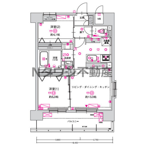【間取り】 | スプランディッド名駅NORTH | 間取りです。