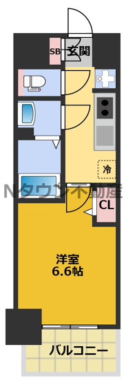【間取り】 | MAXIV名古屋上前津 | 間取りです。