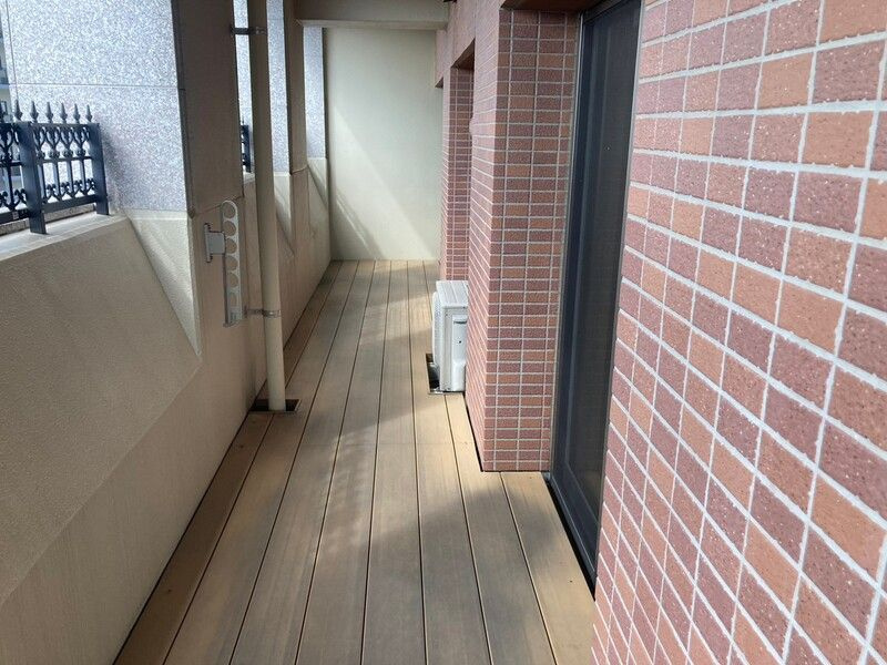 パインフィールド洛東のバルコニー