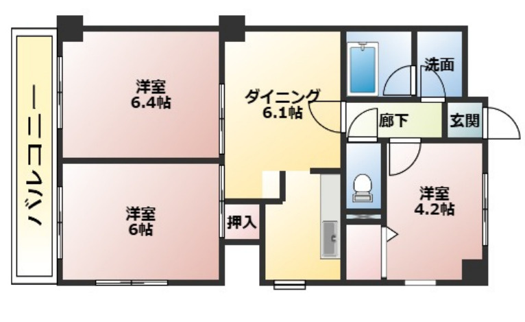 マルメゾンの間取り