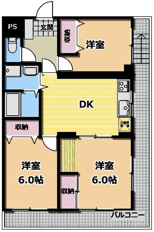 アーク中里の間取り