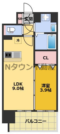 【間取り】 | MAXIV新栄 | 間取りです。