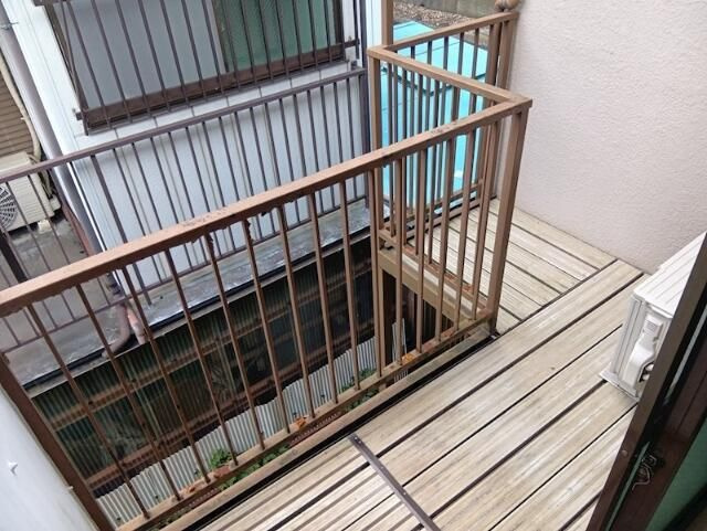 グレード志村のバルコニー