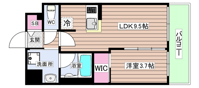 【間取り】 | ソルテラスUMEDA　NORTH