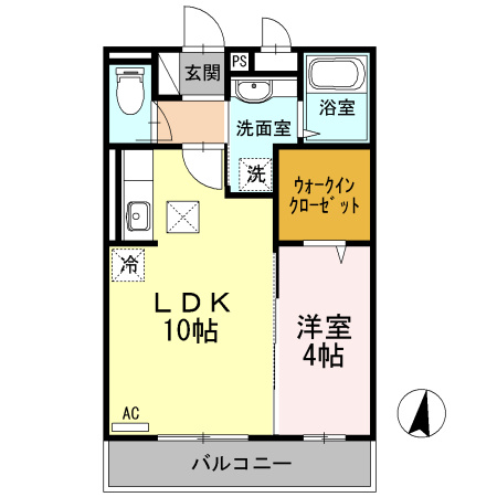 プレヴェール南林間の間取り
