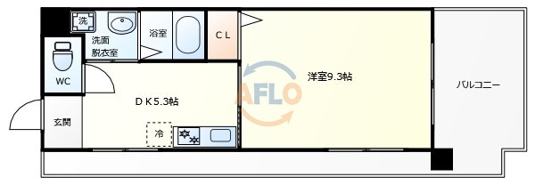 フォレスト西道頓堀の間取り|フォレスト西道頓堀　間取り