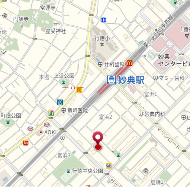 ＦＩＯＲＥ　ＴＯＭＩＨＡＭＡ　フィオーレトミハマの地図|★案内図★
