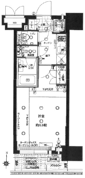 リアナスティル森下の間取り