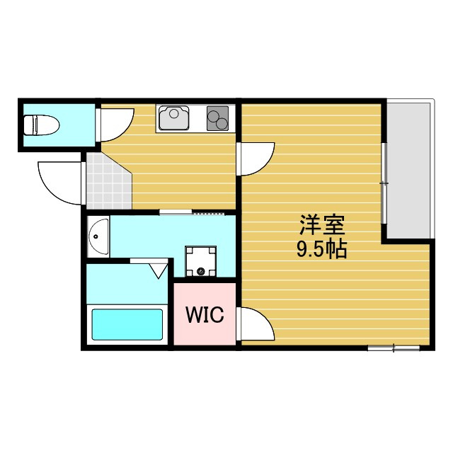 フジパレス東淀川Ⅱ番館の間取り