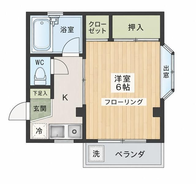 スターハイム十条の間取り