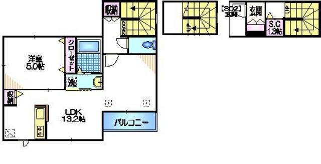 セレニティ南馬込の間取り