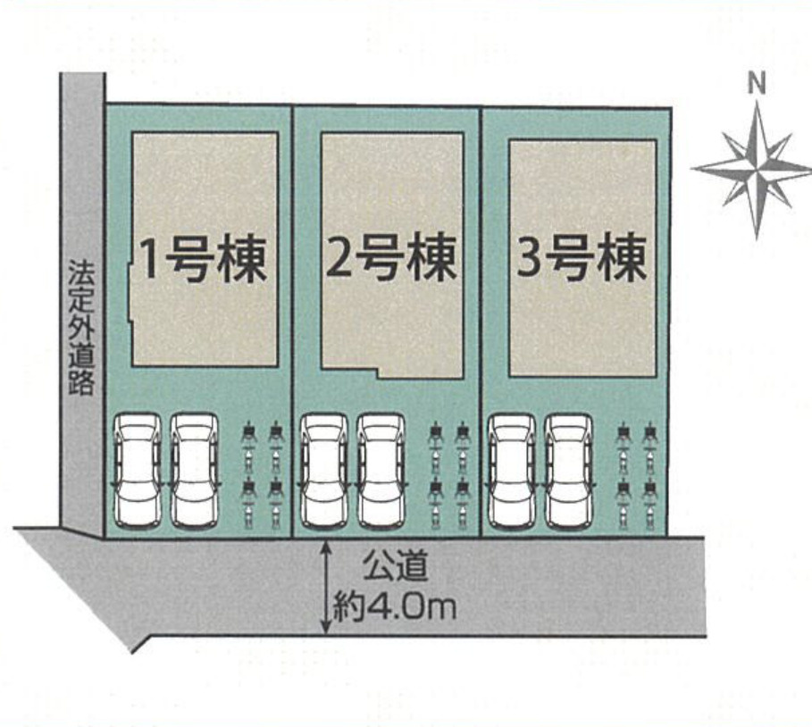 相模原市南区新戸の区画図