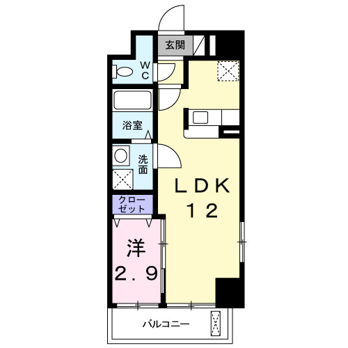 アイランド中津口の間取り