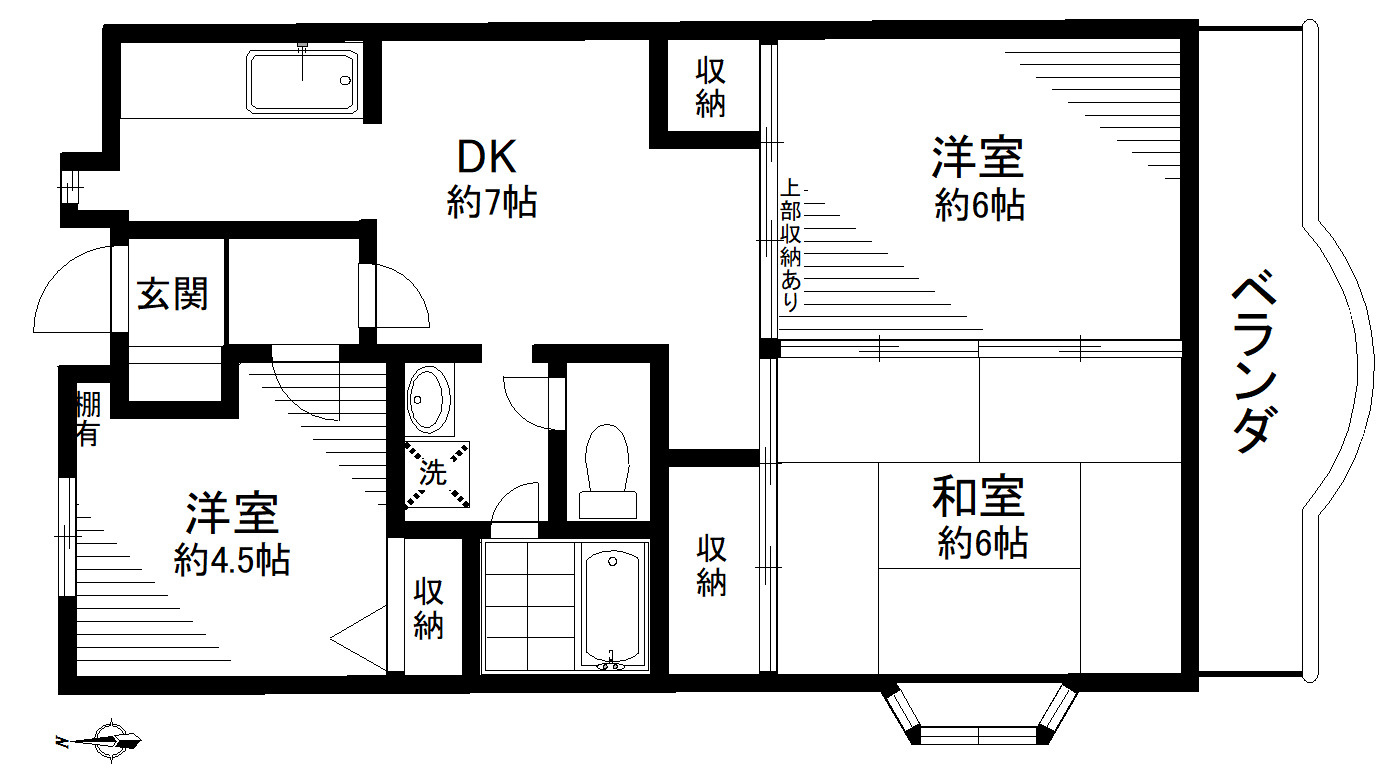 コンフォールクレールの間取り