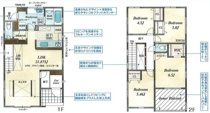 名古屋市港区西蟹田1815【仲介手数料無料】新築一戸建ての画像