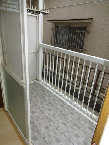 ハイツときのバルコニー