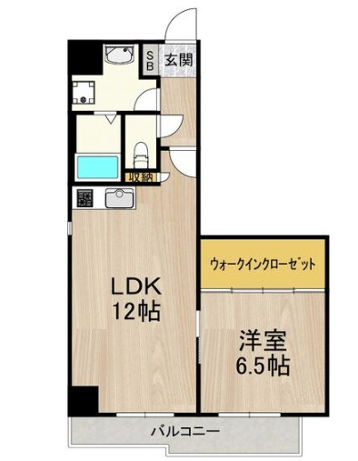 レジディア堺筋本町の間取り|レジディア堺筋本町　開放感ある間取り