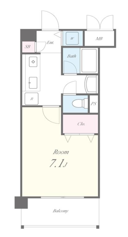 サントゥールくいな橋の間取り