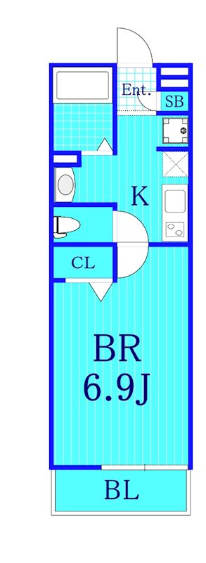 リブリクレールの間取り|使いやすい間取りです。